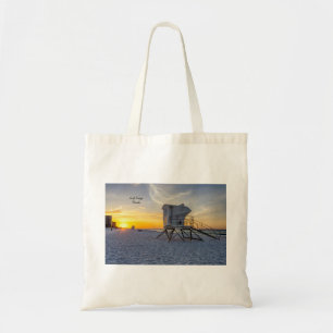Pensacola Beach Lifegustation Sunrise Tote Bag Tragetasche