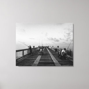 Pensacola Beach Pier – Originalfotografie Leinwanddruck