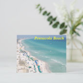 Pensacola Beach Postkarte (Stehend Vorderseite)
