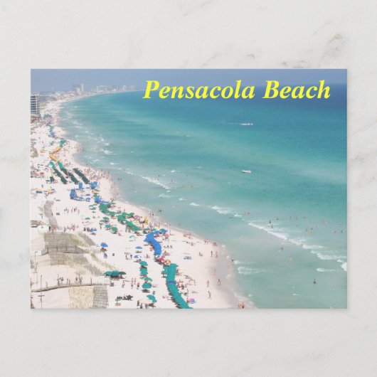 Pensacola Beach Postkarte (Vorderseite)