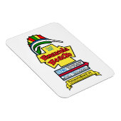 Pensacola Beach Sign Flexible Magnet (Rechte Seite)