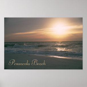 Pensacola Beach Sunrise Print Poster