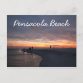Pensacola Beach Sunset Postkarte (Vorderseite)