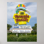 Pensacola Beach-Zeichen Poster (Vorne)