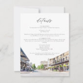 PENSACOLA Downtown Florida Details Karte (Vorderseite)