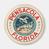 Pensacola FL Vintag Magnet (Vorne)