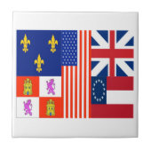 Pensacola-Flagge Fliese (Vorderseite)