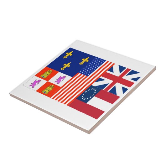 Pensacola-Flagge Fliese (Seite)