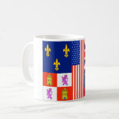 Pensacola-Flagge Kaffeetasse (Vorderseite Links)