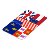 Pensacola-Flagge Magnet (Linke Seite)