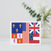 Pensacola-Flagge Postkarte (Stehend Vorderseite)