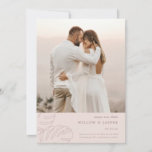 Pensacola Flat Save the Date Card (Vorderseite)