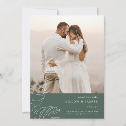 Pensacola Flat Save the Date Card (Vorderseite)