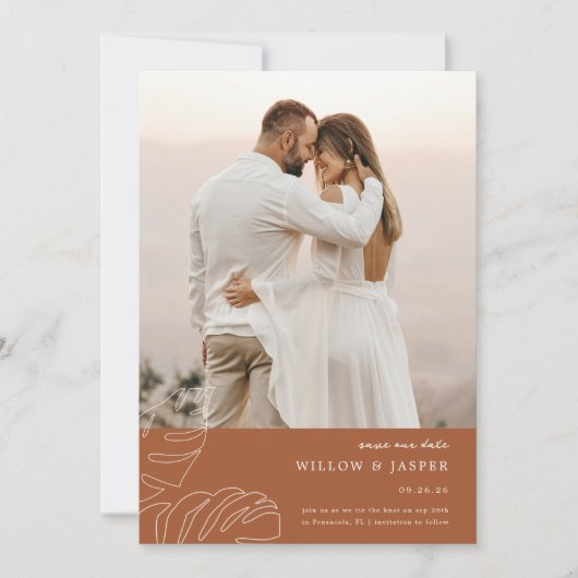 Pensacola Flat Save the Date Card (Vorderseite)