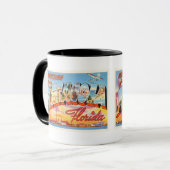 Pensacola Florida alte Vintage Reise-Andenken Tasse (Vorderseite Links)