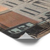 Pensacola, Florida - Außenansicht der Post Poster (Ecke)