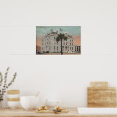 Pensacola, Florida - Außenansicht der Post Poster (Küche)