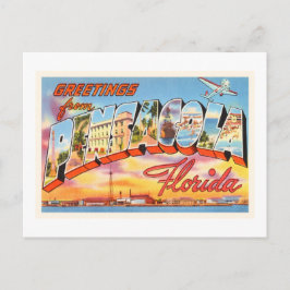 Pensacola Florida FL Old Vintage Travel Souvenir Postkarte