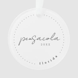Pensacola Florida FL Travel Staaten Simple Ornament
