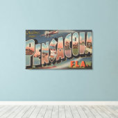 Pensacola, Florida (Flugzeug) Leinwanddruck (Insitu (Holzboden))