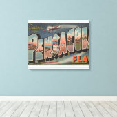 Pensacola, Florida (Flugzeug) Leinwanddruck (Insitu (Holzboden))