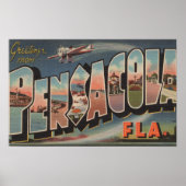 Pensacola, Florida (Flugzeug) Poster (Vorne)