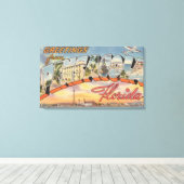 Pensacola, Florida - Große Briefmarkenszenen Leinwanddruck (Insitu (Holzboden))