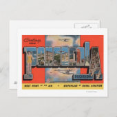 Pensacola, Florida - Große Briefmarkenszenen Postkarte (Vorne/Hinten)