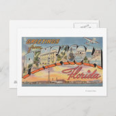 Pensacola, Florida - Große Buchstabenszenen 2 Postkarte (Vorne/Hinten)