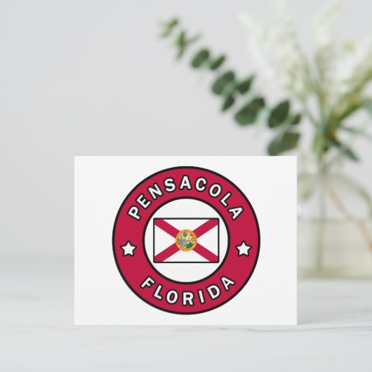 Pensacola Florida Postkarte (Stehend Vorderseite)