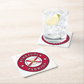 Pensacola Florida Rechteckiger Pappuntersetzer (Vor Ort)