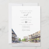 PENSACOLA FLORIDA Reiseziel Hochzeit Einladung (Vorderseite)