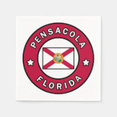 Pensacola Florida Serviette (Vorderseite)
