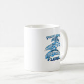 Pensacola Florida Vacation Tribal Dolphins Kaffeetasse (VorderseiteRechts)