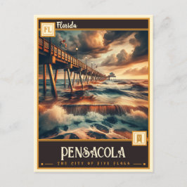 Pensacola, Florida | VINTAG Postkarte
