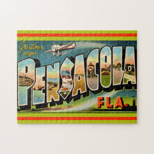 Pensacola Florida Vintage Postkarte  Puzzle