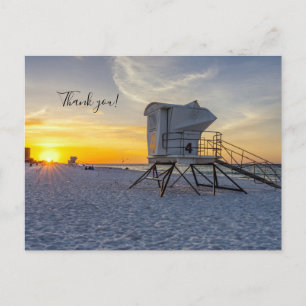 Pensacola Lifegustation Sunrise Vielen Dank Postkarte