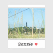 Pensacola Lighthouse Thru the Grasses Aufkleber (Blatt)