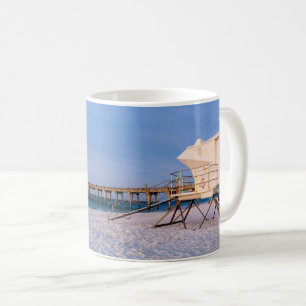 Pensacola Morning Rettungsschwimmer und Pier Tasse