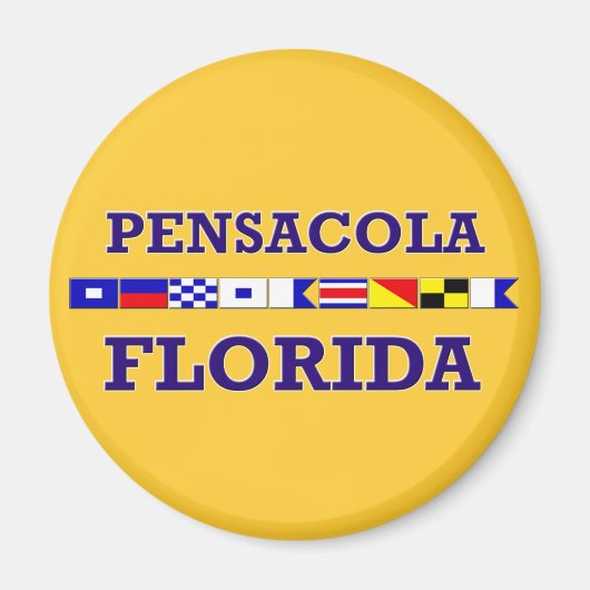 Pensacola Nautic Flag Magnet (Vorne)