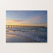 Pensacola Pier Shoreline Sunrise Jigsaw Puzzle (Horizontal)
