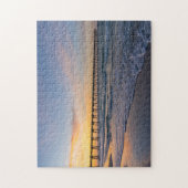 Pensacola Pier Shoreline Sunrise Jigsaw Puzzle (Vertikal)