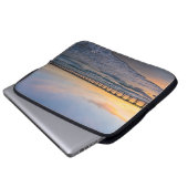 Pensacola Pier Shoreline Sunrise Laptop-Sieb Laptopschutzhülle (Vorne Knopf)