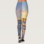Pensacola Pier Shoreline Sunrise Leggings (Rückseite)