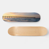 Pensacola Pier Shoreline Sunrise Skateboard (Horizontal)