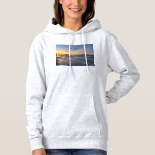 Pensacola Pier Shoreline Sunrise Women's Hoodie