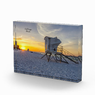 Pensacola Rettungsstation Sunrise Foto Block