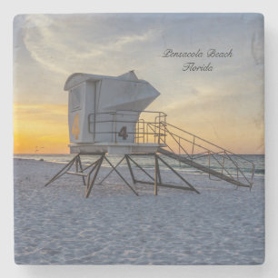 Pensacola Rettungsstation Sunrise Stone Untersetze Steinuntersetzer