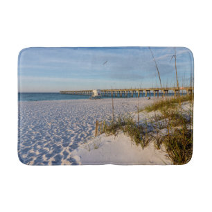 Pensacola Sand Dunes Pier Morning Bath Matts Badematte