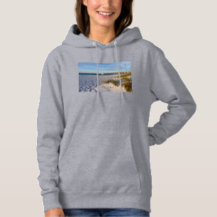 Pensacola Sand Dunes Pier Morning Women's Hoodie